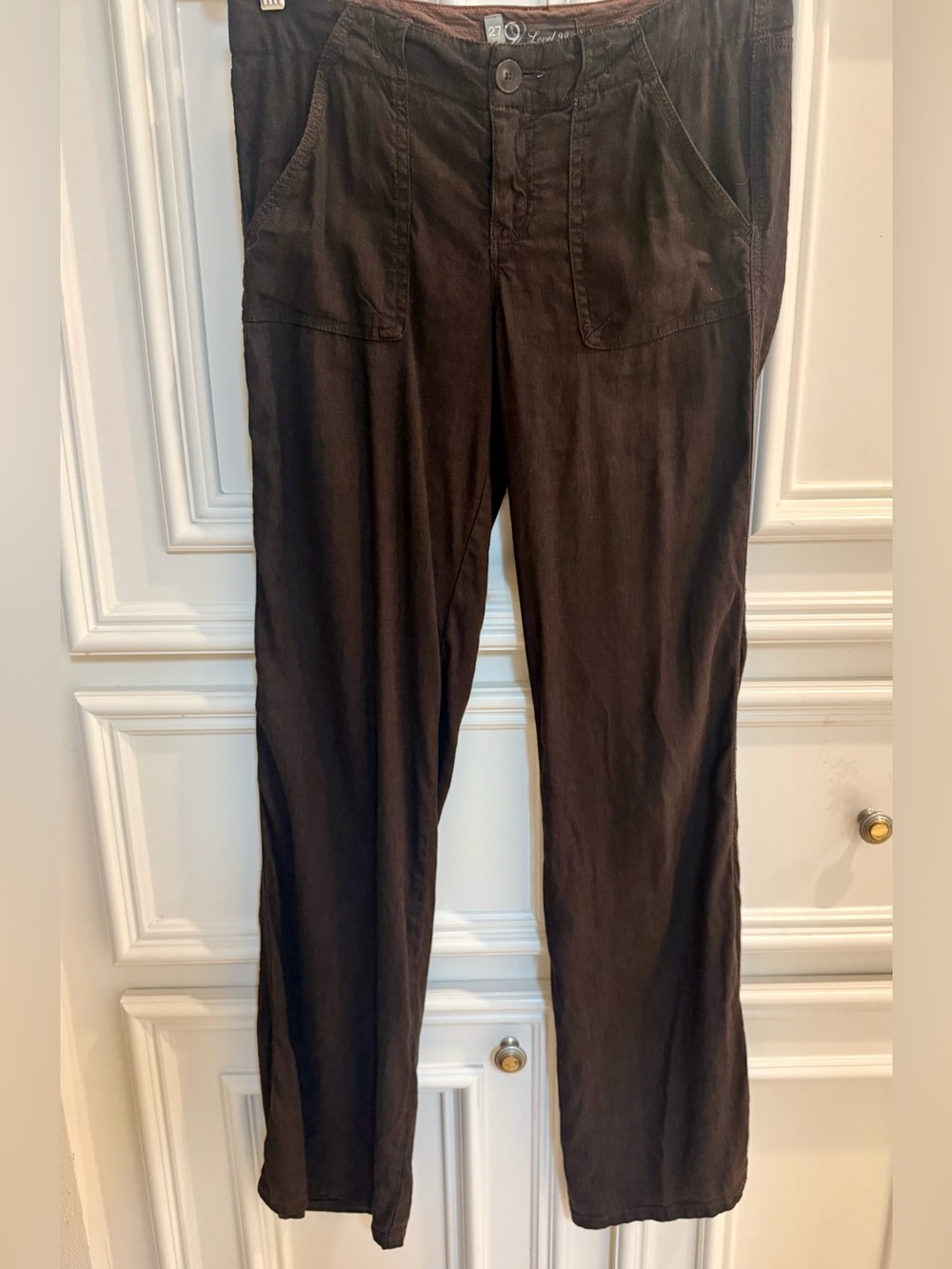 Women’s linen Brown Casual Pants - Versatile Everyday Style